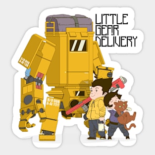 Little Girl Delivery. Sticker